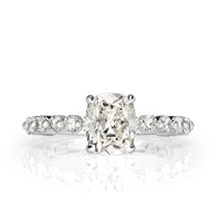 2.33ct Old Mine Cut Diamond Engagement Ring