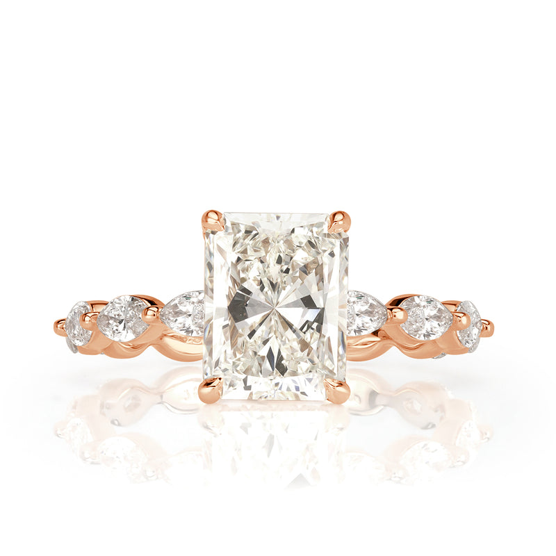 3.00ct Radiant Cut Diamond Engagement Ring