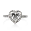 2.22ct Heart Shaped Diamond Engagement Ring