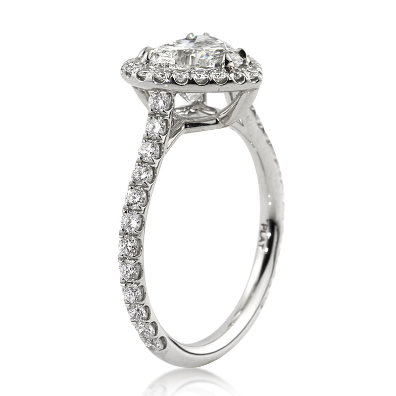 2.22ct Heart Shaped Diamond Engagement Ring