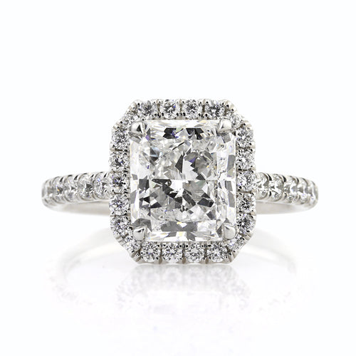 4.23ct Radiant Cut Diamond Engagement Ring