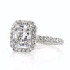 4.23ct Radiant Cut Diamond Engagement Ring