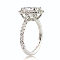 4.23ct Radiant Cut Diamond Engagement Ring