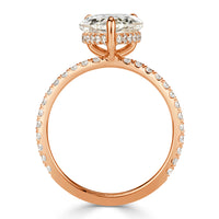 3.49ct Pear Shaped Diamond Engagement Ring