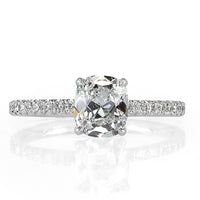 1.52ct Old Mine Cut Diamond Engagement Ring