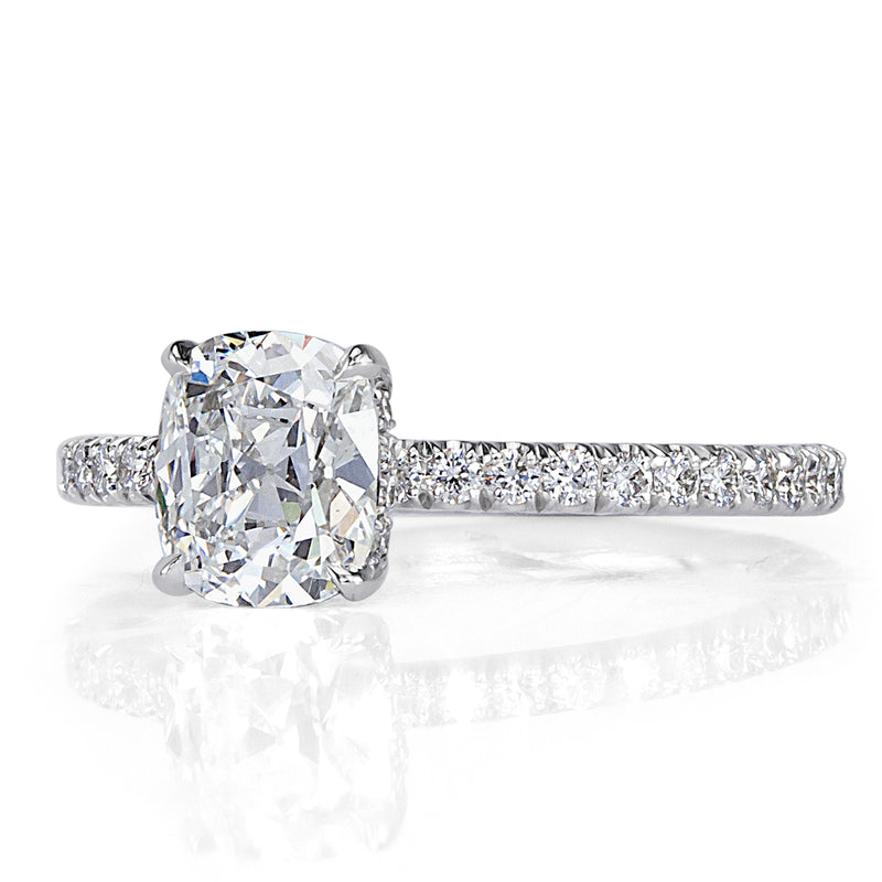 1.52ct Old Mine Cut Diamond Engagement Ring