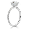 1.52ct Old Mine Cut Diamond Engagement Ring
