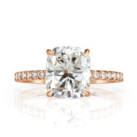 3.56ct Cushion Cut Diamond Engagement Ring