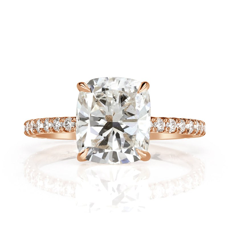 3.56ct Cushion Cut Diamond Engagement Ring