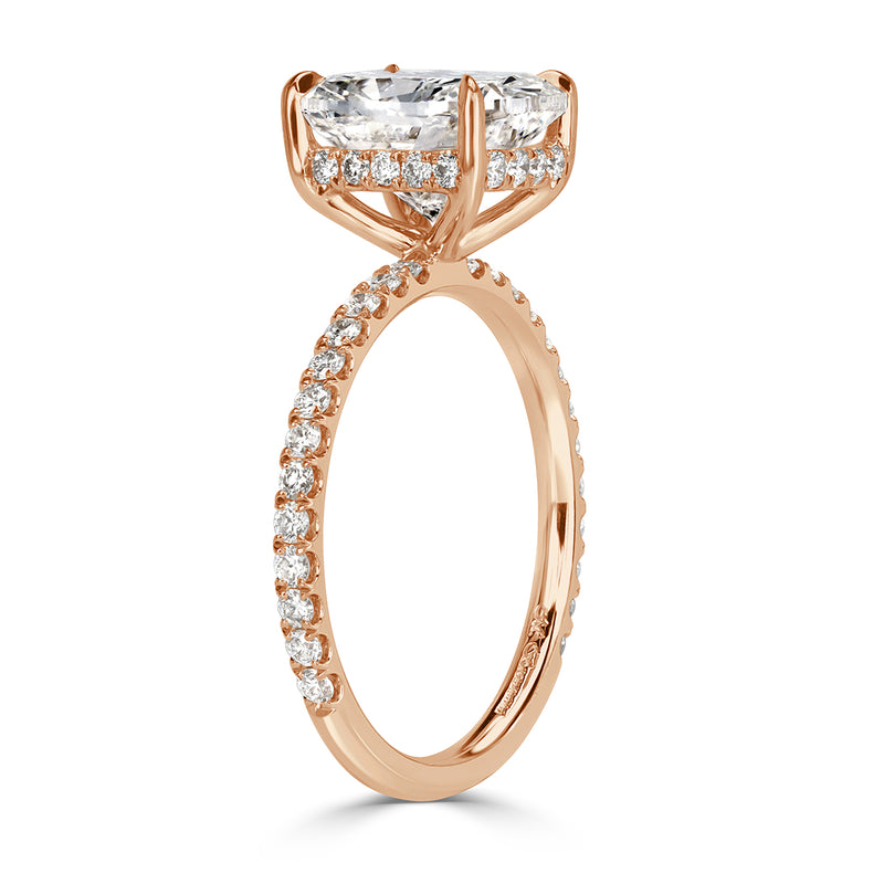 3.56ct Cushion Cut Diamond Engagement Ring