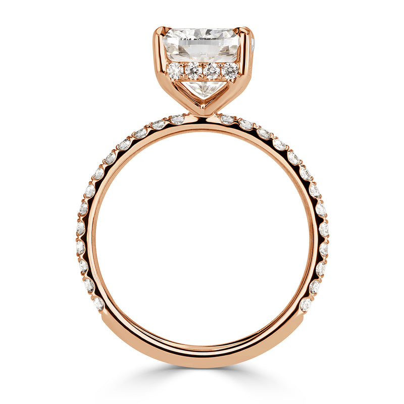 3.56ct Cushion Cut Diamond Engagement Ring