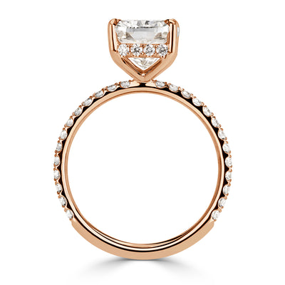 3.56ct Cushion Cut Diamond Engagement Ring