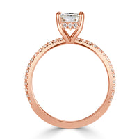 1.62ct Radiant Cut Diamond Engagement Ring
