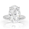 8.65ct Oval Cut Diamond Engagement Ring
