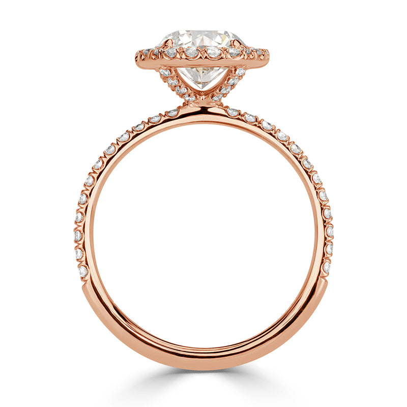 1.89ct Round Brilliant Cut Diamond Engagement Ring