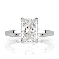 2.30ct Radiant Cut Diamond Engagement Ring