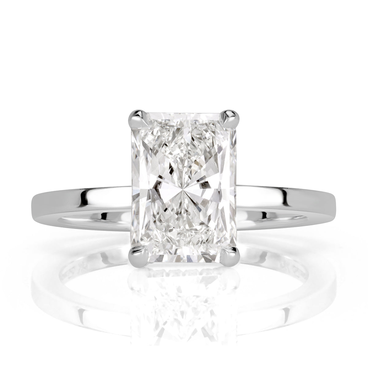 2.30ct Radiant Cut Diamond Engagement Ring