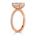 2.82ct Radiant Cut Diamond Engagement Ring