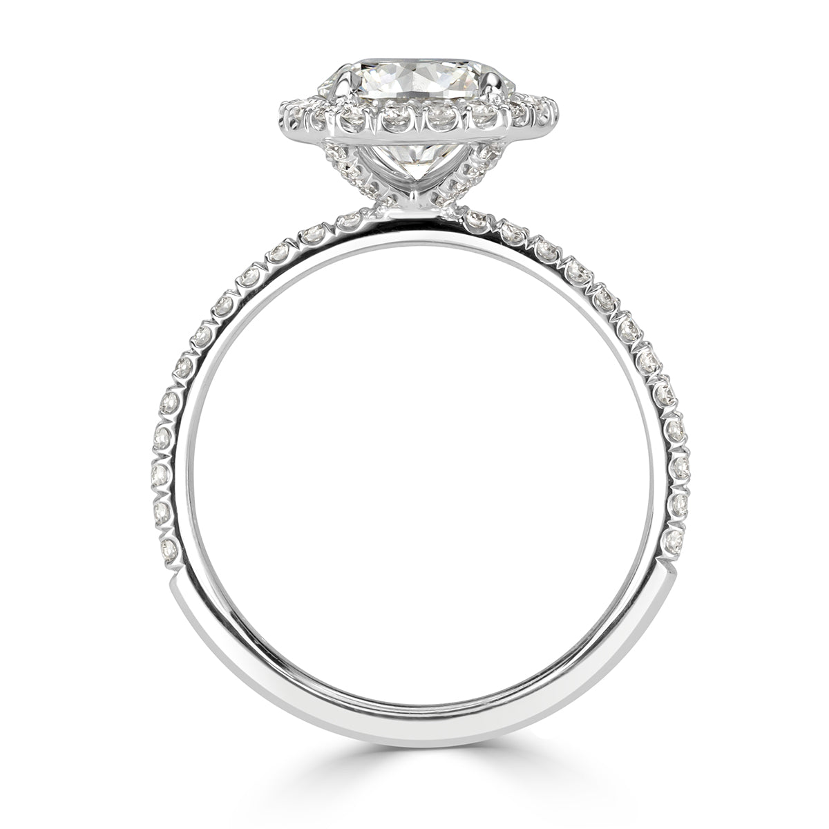 1.96ct Round Brilliant Cut Diamond Engagement Ring