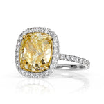 4.72ct Cushion Cut Diamond Engagement Ring