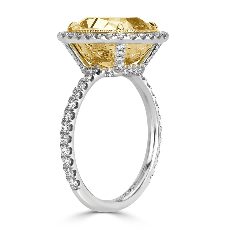 4.72ct Cushion Cut Diamond Engagement Ring