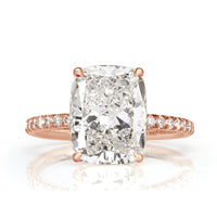 4.76ct Cushion Cut Diamond Engagement Ring