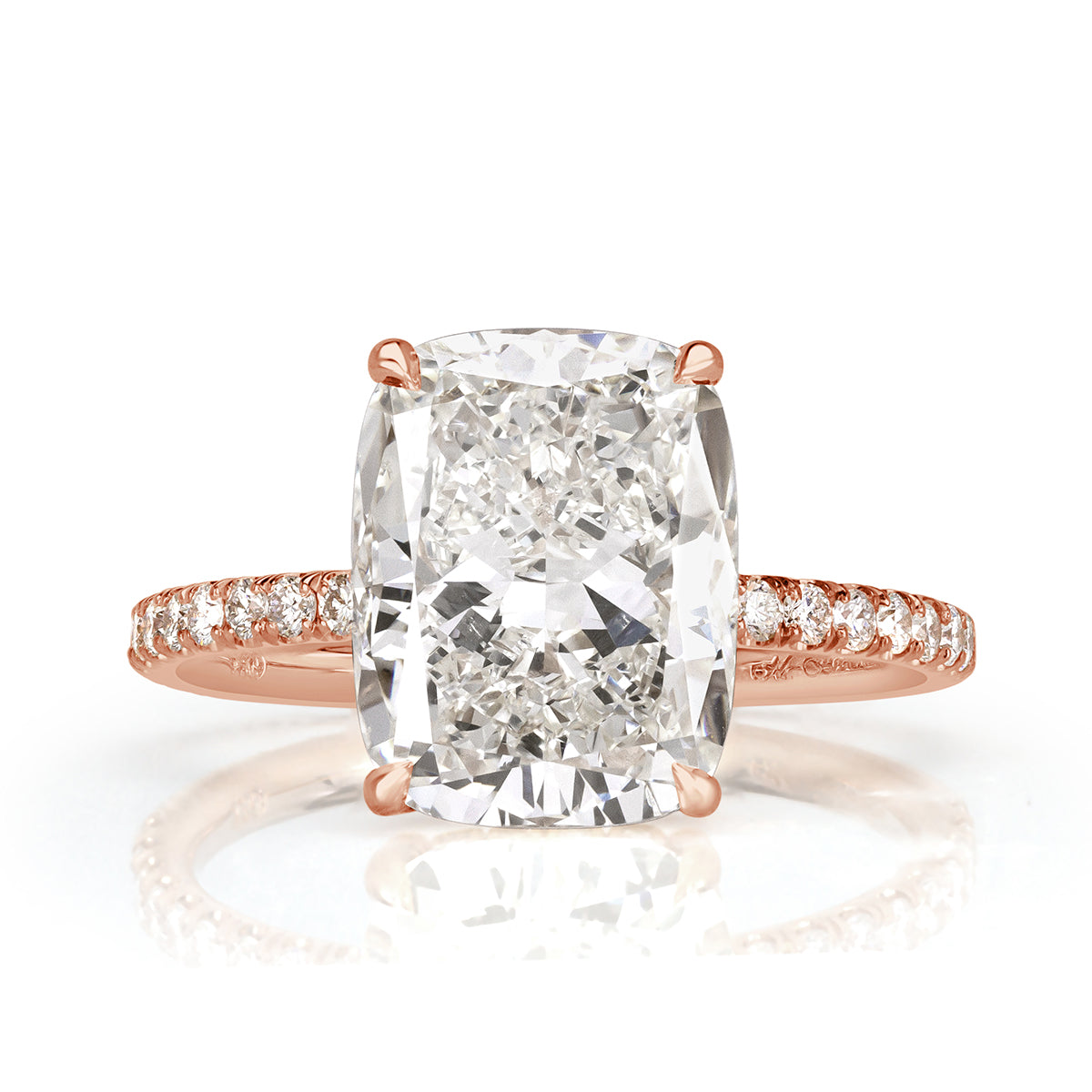 4.76ct Cushion Cut Diamond Engagement Ring