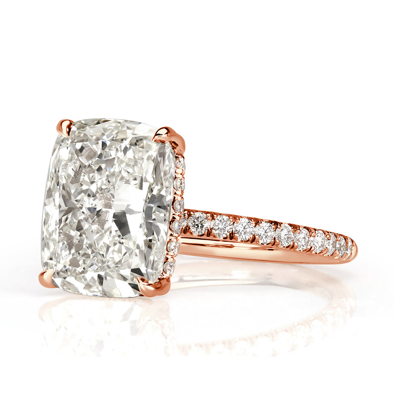 4.76ct Cushion Cut Diamond Engagement Ring