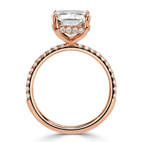 4.76ct Cushion Cut Diamond Engagement Ring