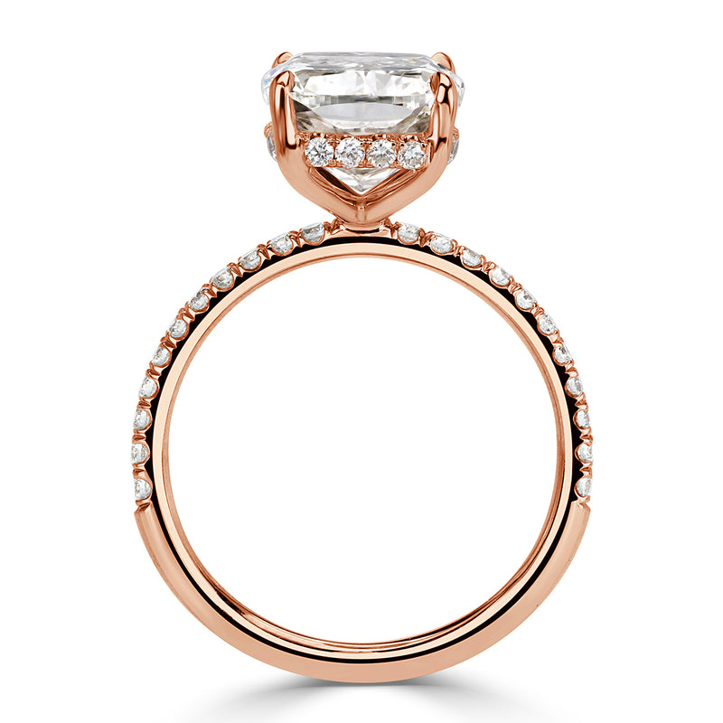 4.76ct Cushion Cut Diamond Engagement Ring