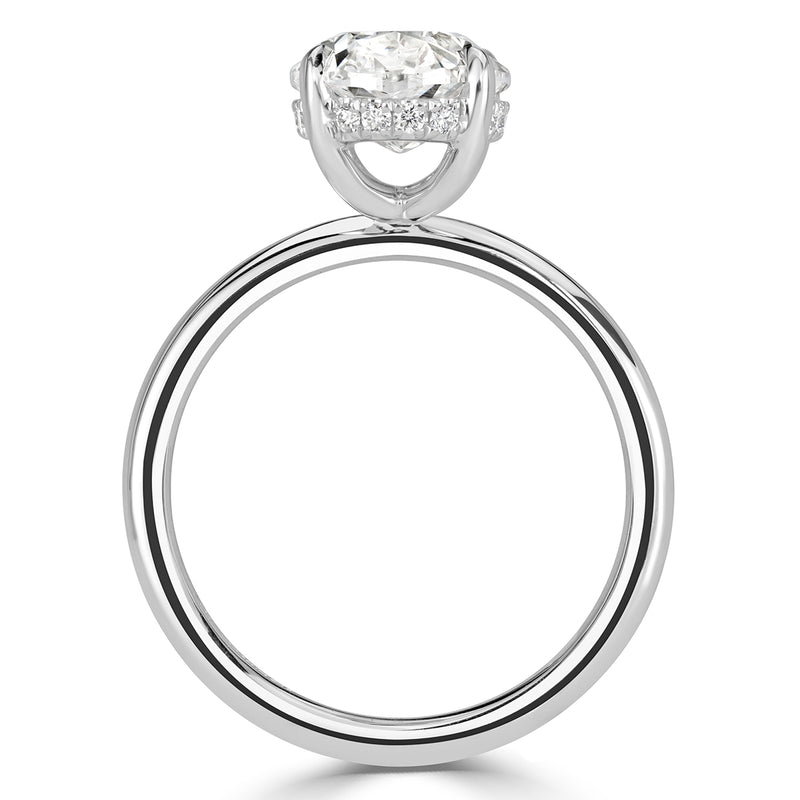 3.33ct Oval Cut Diamond Engagement Ring