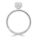 1.57ct Old Mine Cut Diamond Engagement Ring