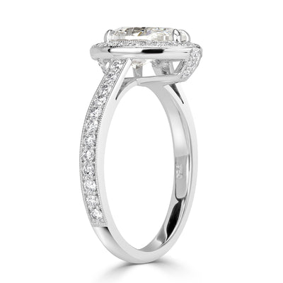 1.89ct Pear Shaped Diamond Engagement Ring
