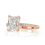 2.41ct Radiant Cut Diamond Engagement Ring
