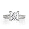 3.52ct Princess Cut Diamond Engagement Ring