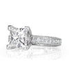 3.52ct Princess Cut Diamond Engagement Ring