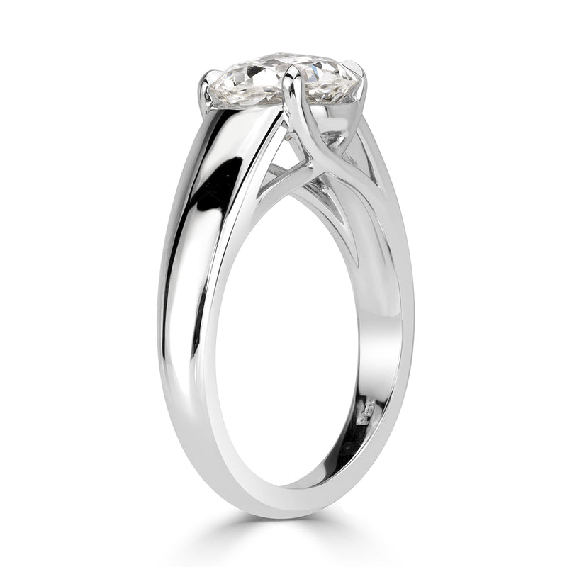 1.99ct Round Jubilee Cut Diamond Engagement Ring