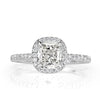 1.34ct Old Mine Cut Diamond Engagement Ring