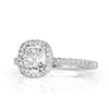1.34ct Old Mine Cut Diamond Engagement Ring