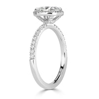 1.34ct Old Mine Cut Diamond Engagement Ring