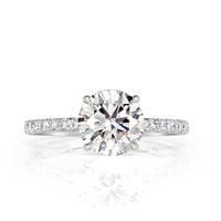 1.62ct Round Brilliant Cut Diamond Engagement Ring
