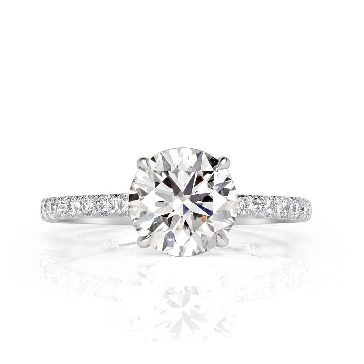1.62ct Round Brilliant Cut Diamond Engagement Ring