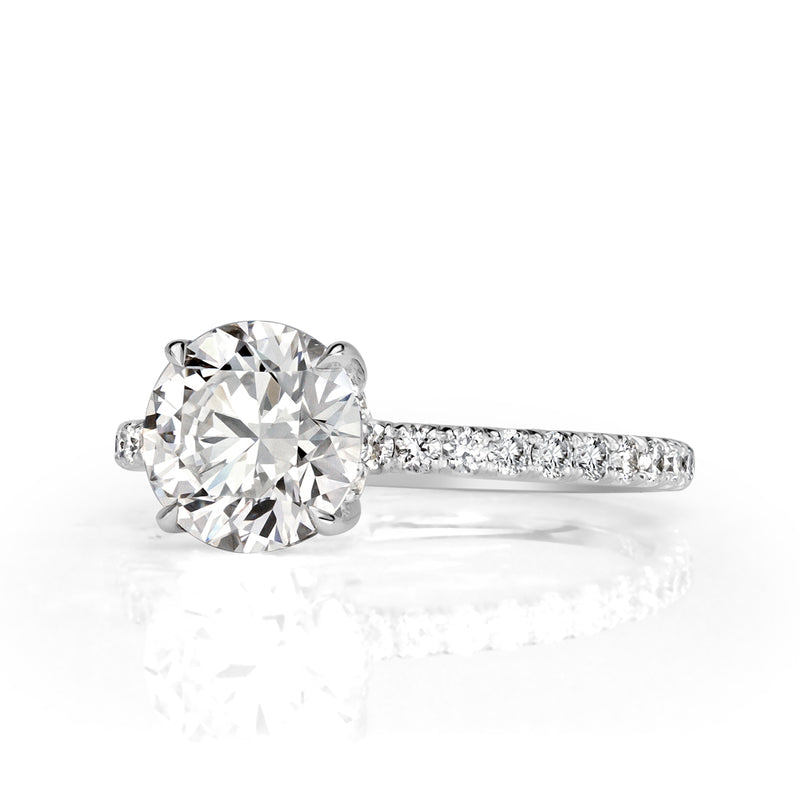 1.62ct Round Brilliant Cut Diamond Engagement Ring