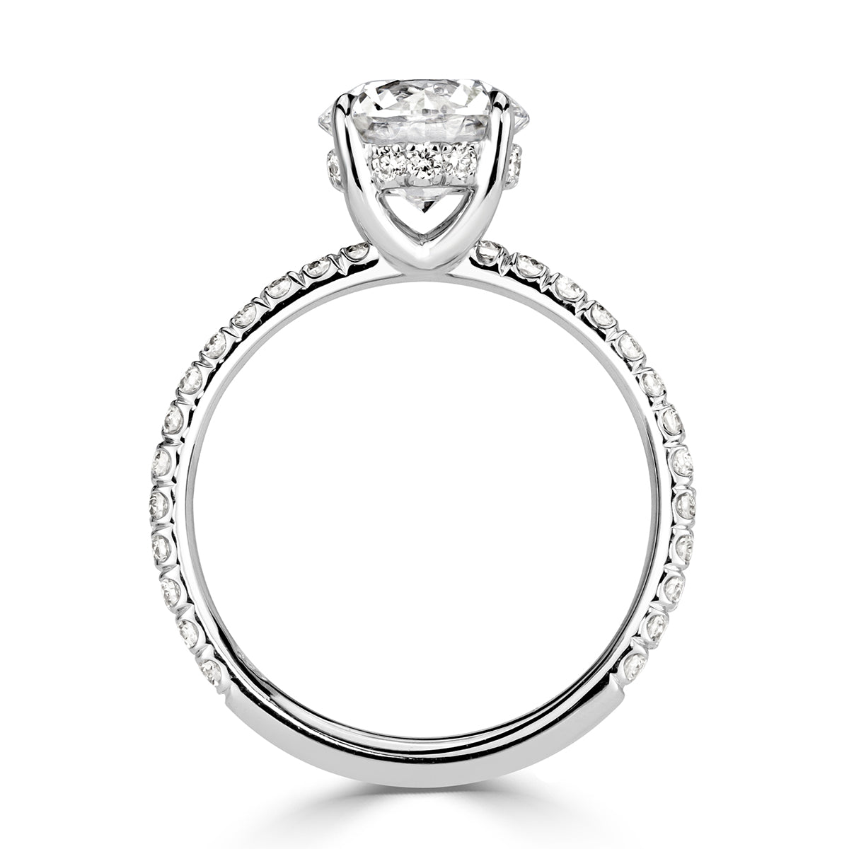 1.62ct Round Brilliant Cut Diamond Engagement Ring