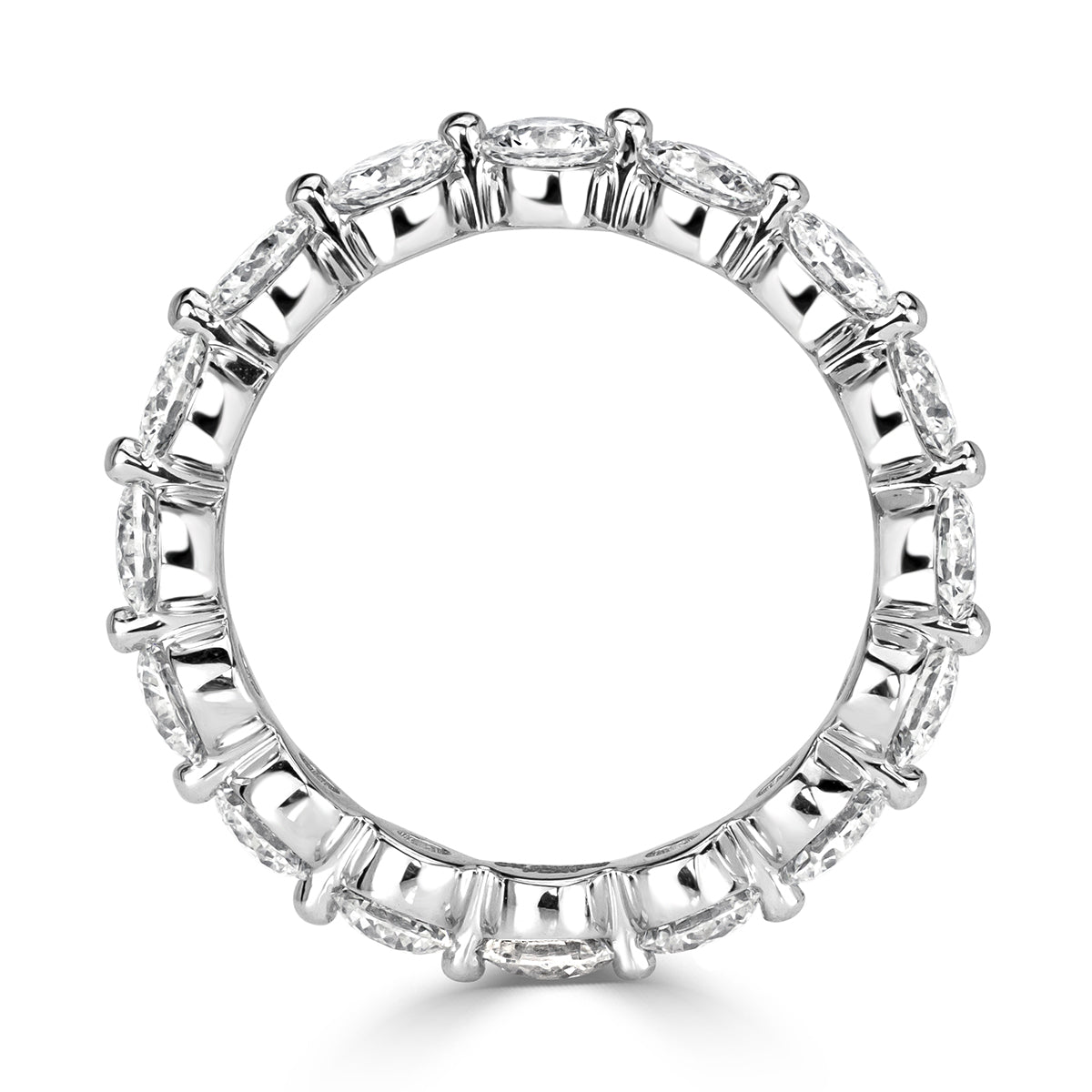 2.74ct Round Brilliant Cut Diamond Eternity Band in Platinum
