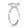 2.62ct Radiant Cut Diamond Engagement Ring
