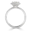 2.62ct Radiant Cut Diamond Engagement Ring