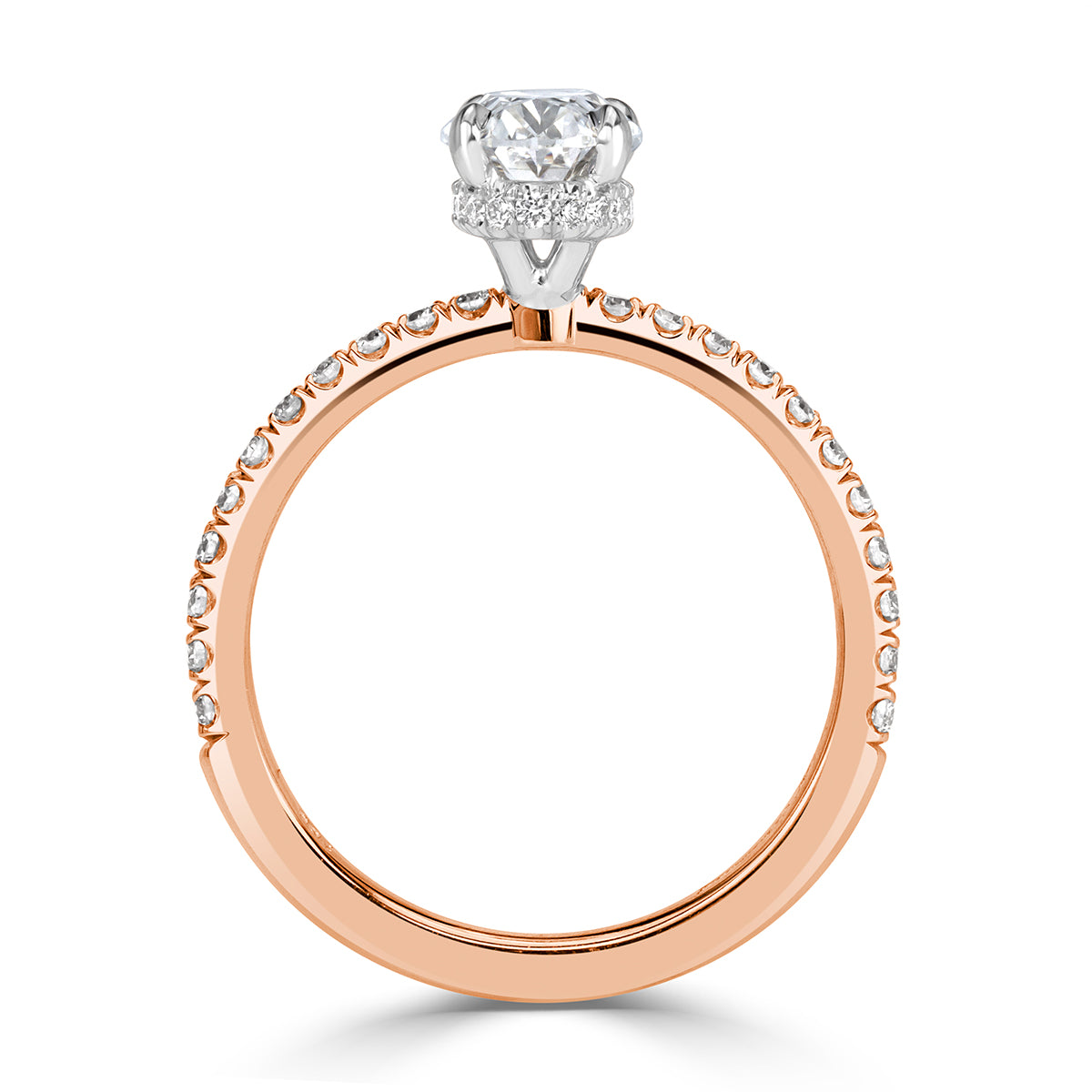 1.64ct Oval Cut Diamond Engagement Ring