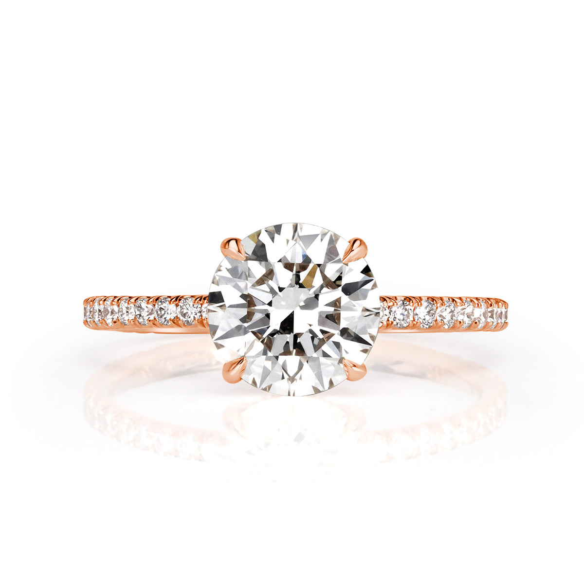 2.05ct Round Brilliant Cut Diamond Engagement Ring