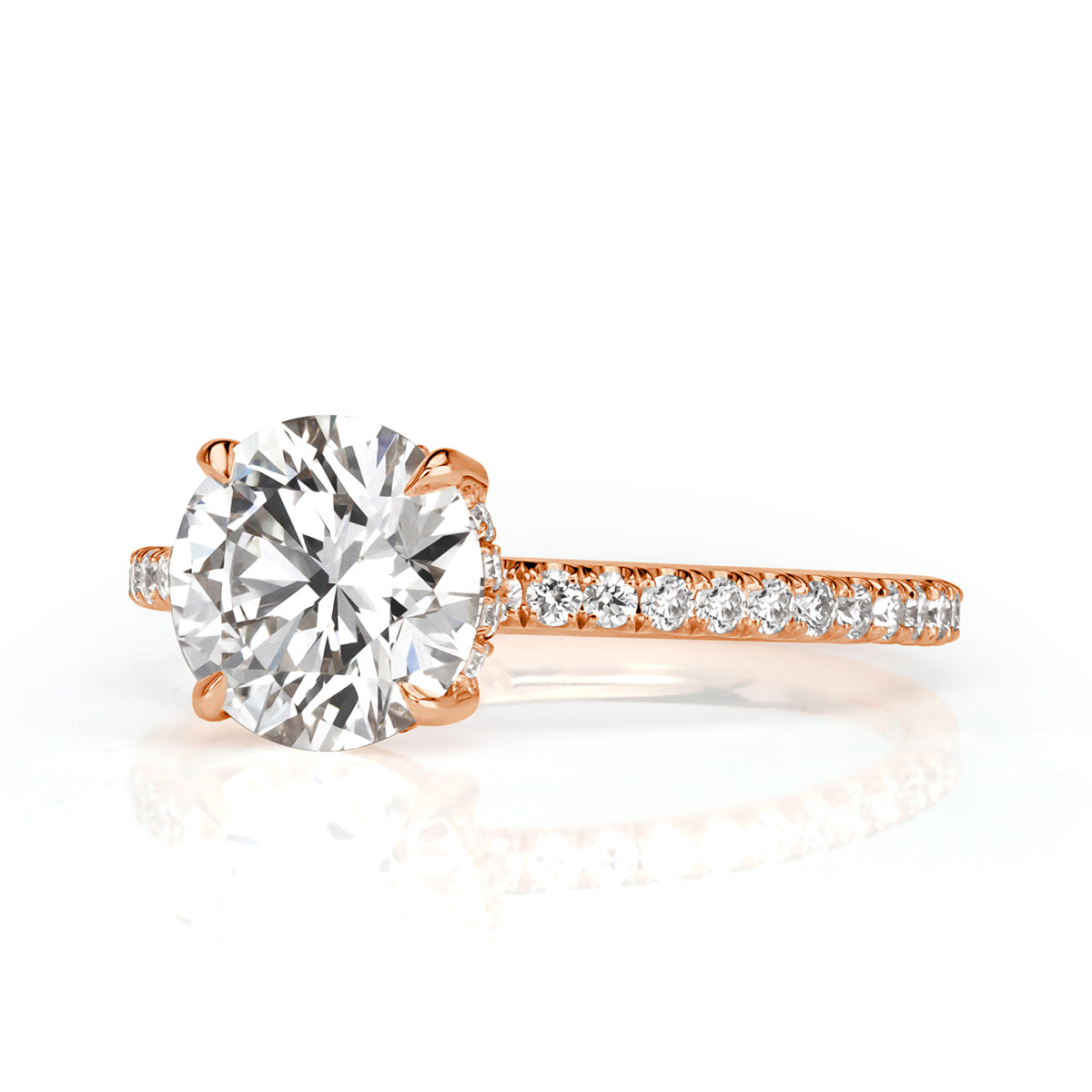 2.05ct Round Brilliant Cut Diamond Engagement Ring